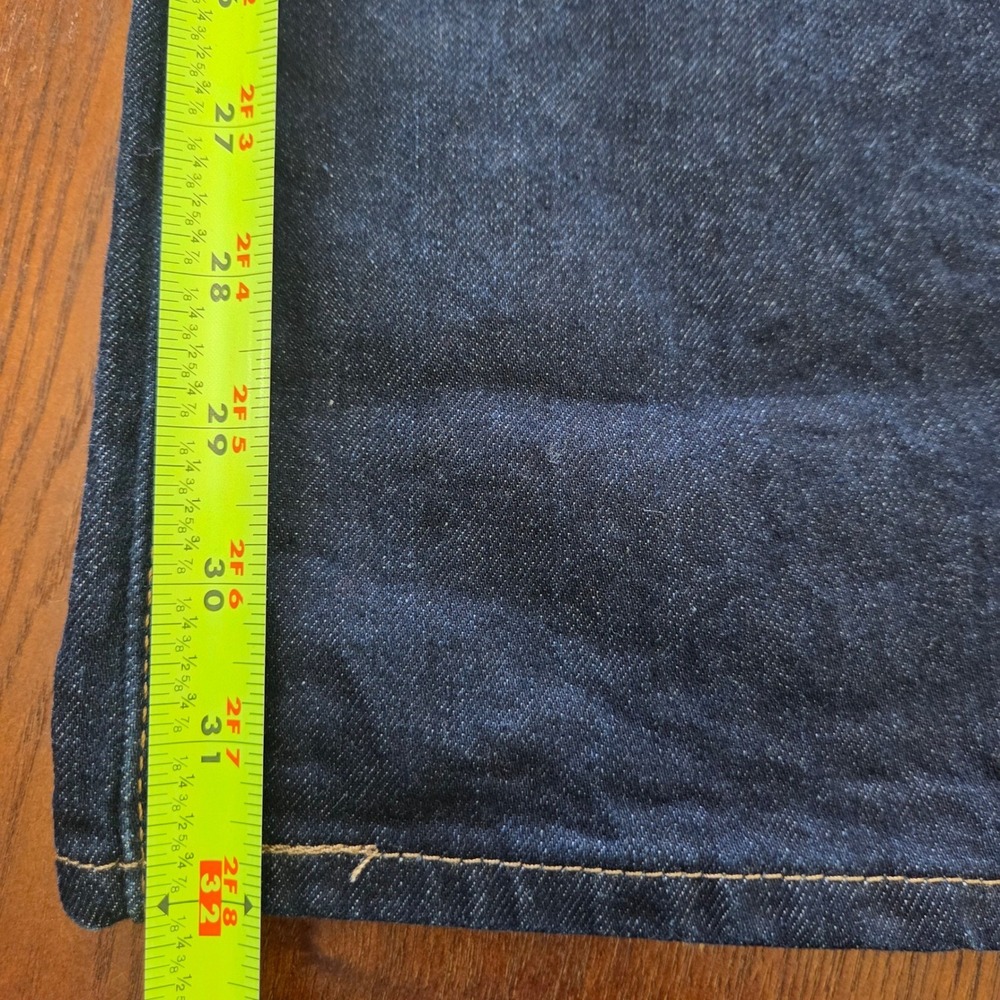 NWT Levis 726 High Rise Wide Leg Jeans Dark Wash Denim 29x32 - Picture 11 of 12